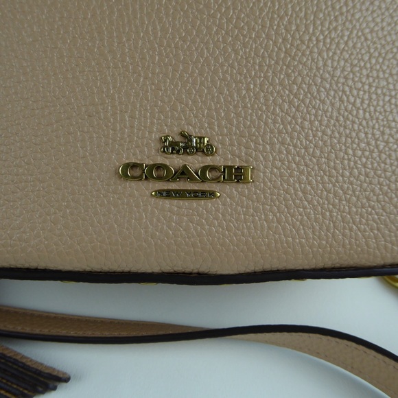 Coach Pebbled Leather Camera Bag w/ Crystal Rivets - Picture 4 of 8